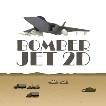 二维轰炸机Bomber Jet 2D