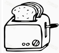 qq画图红包烤面包机怎么画？