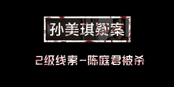 孙美琪疑案王思凤线索陈庭君被杀位置介绍