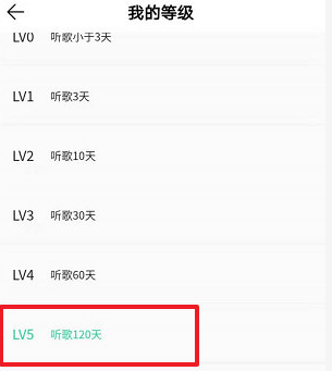QQ音乐怎么查看听歌等级
