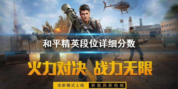 和平精英段位详细分数