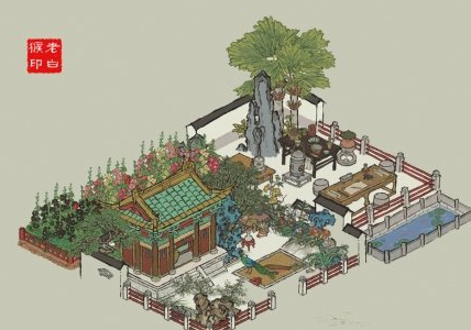 《江南百景图》百草花园主题布局一览