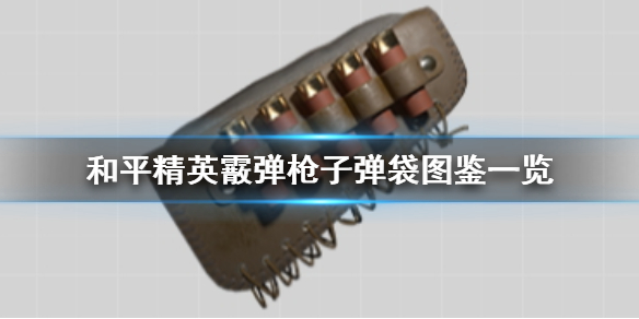 和平精英霰弹枪子弹袋图鉴一览
