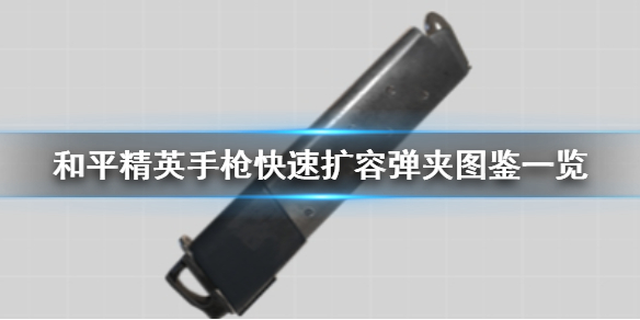 和平精英手枪快速扩容弹夹好吗