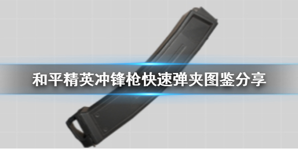 《和平精英》冲锋枪快速弹夹好吗