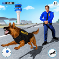 模拟警犬抓捕犯罪