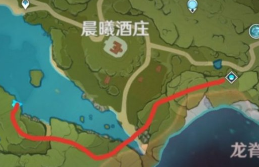 《原神手游》送餐第五天路线图是什么