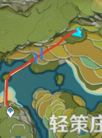 《原神手游》送餐第五天路线图是什么