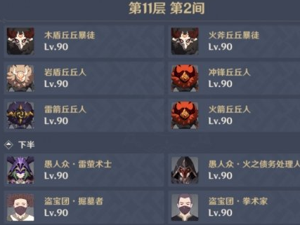 1609724942978854.png 《原神》深渊11-2上半无温迪怎么打