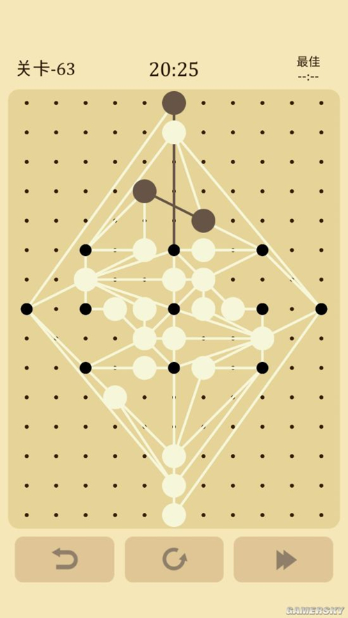 交叉线第63关图文通关攻略