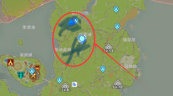 原神哪里有苹果？