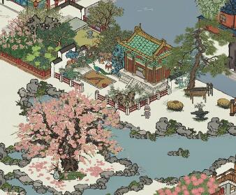 江南百景图听琴松放哪里