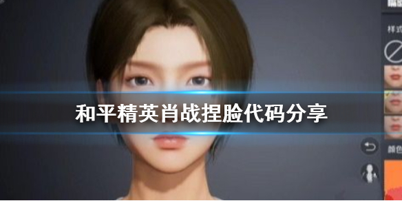 和平精英肖战捏脸代码分享