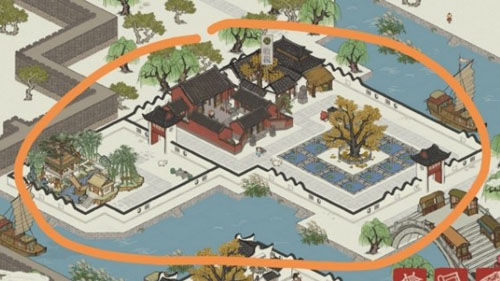 江南百景图风水宝地怎么过