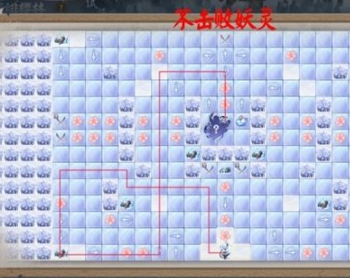 《阴阳师》寒绯樱林路线图