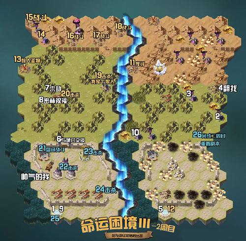 剑与远征奇境探险命运困境3怎么过