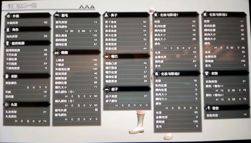 怪物猎人崛起美女脸怎么捏