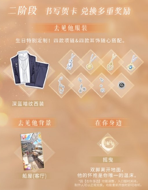 恋与制作人周棋洛生日庆典奖励有哪些