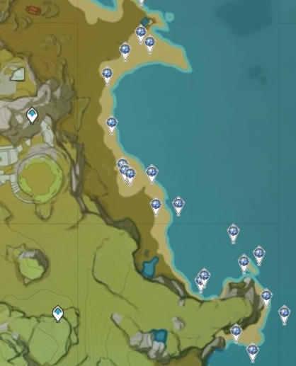 1617848559743716.png 《原神手游》星螺在哪里刷 星螺采集路线推荐