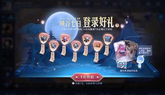 王者荣耀一元福利周活动怎么玩