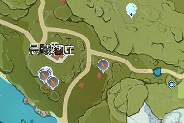 原神胡萝卜位置分布图汇总
