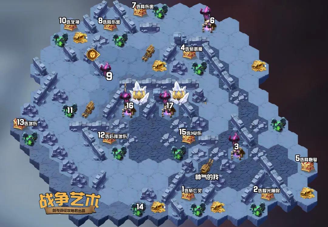 剑与远征战争艺术怎么打