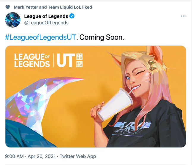 英雄联盟拳头联动优衣库T恤衫购买链接入口