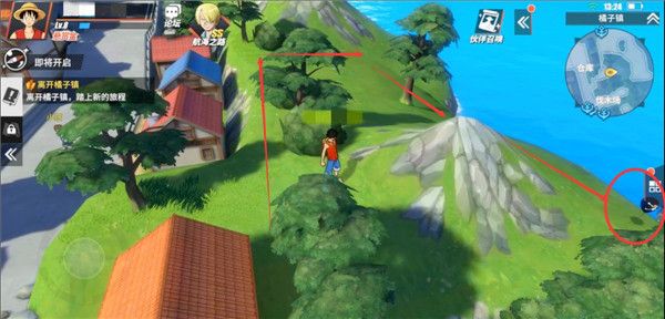 航海王热血航线世界探索橘子镇全部线索位置坐标大全