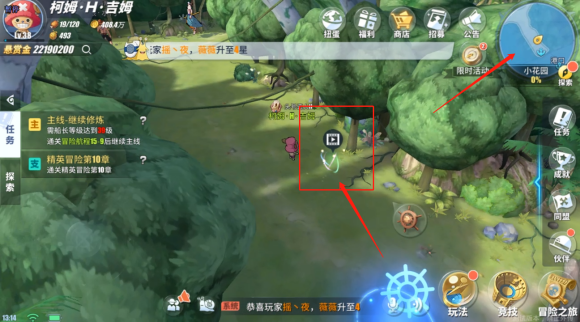 航海王热血航线世界探索小花园怎么打