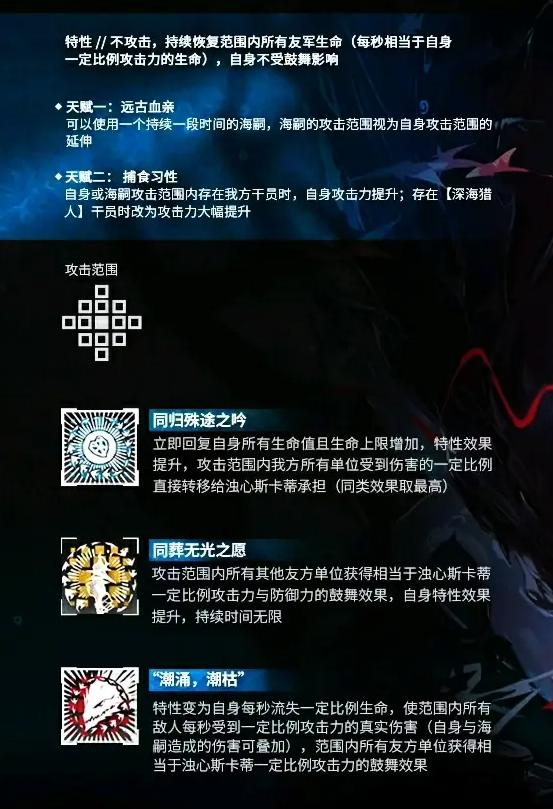 明日方舟浊心斯卡蒂技能介绍