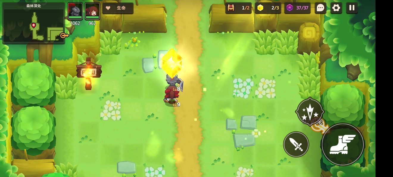 坎公骑冠剑1-3森林深处如何通关