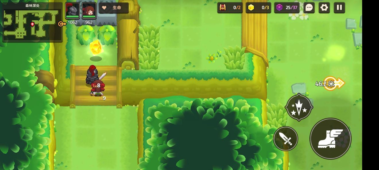 坎公骑冠剑1-3森林深处如何通关