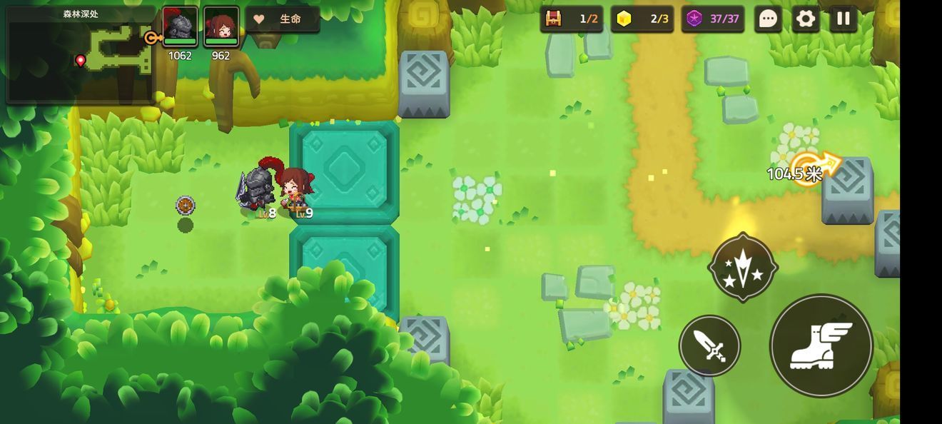 坎公骑冠剑1-3森林深处如何通关