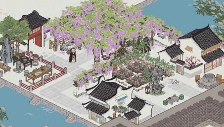 《江南百景图》紫藤怎么布局