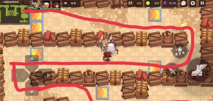 坎公骑冠剑2-2三星捉迷藏通关图文流程