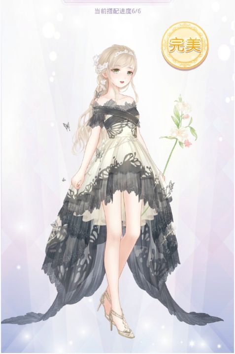 《奇迹暖暖》花瓣上的小蝴蝶怎么选