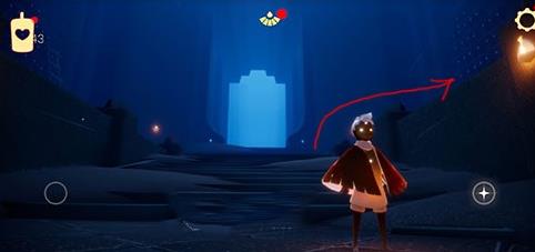 光遇5.16巨兽荒原的神坛冥想在什么地方？5.16蓝色光芒收集位置汇总[多图]图片3