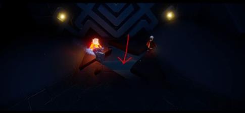 光遇5.16巨兽荒原的神坛冥想在什么地方？5.16蓝色光芒收集位置汇总[多图]图片4