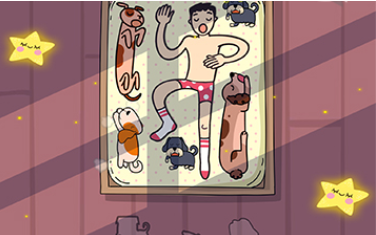 今晚早点睡第1关怎么过