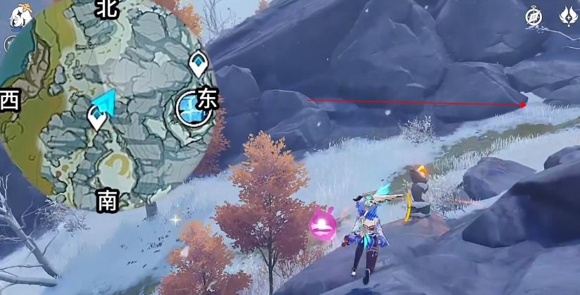 原神无相之冰下面怎么下去？无相之冰下面的宝箱怎么拿[多图]图片3