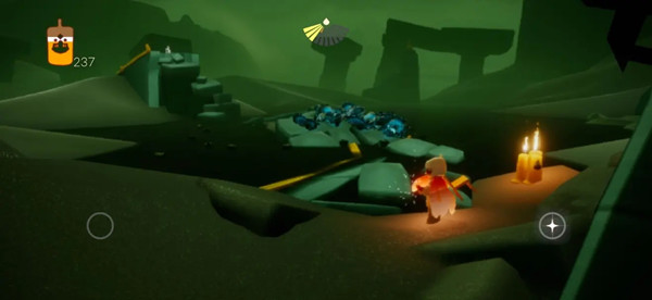 光遇5.31边陲荒漠的神庙里冥想在什么地方？5.31边陲荒漠的神庙里冥想位置介绍[多图]图片3