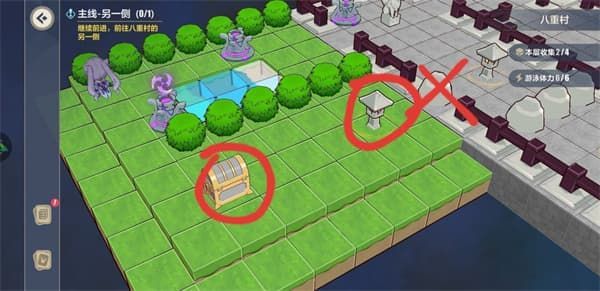 崩坏3异世行记八重村怎么过？八重村主线支线任务及宝箱树莓收集攻略[多图]图片13