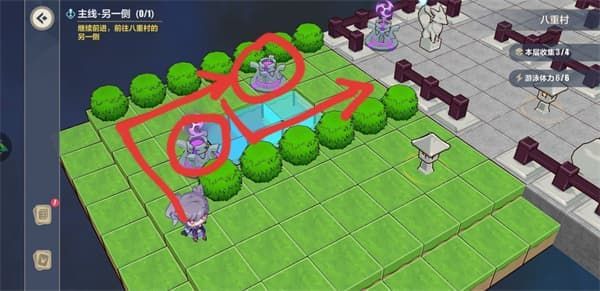 崩坏3异世行记八重村怎么过？八重村主线支线任务及宝箱树莓收集攻略[多图]图片14