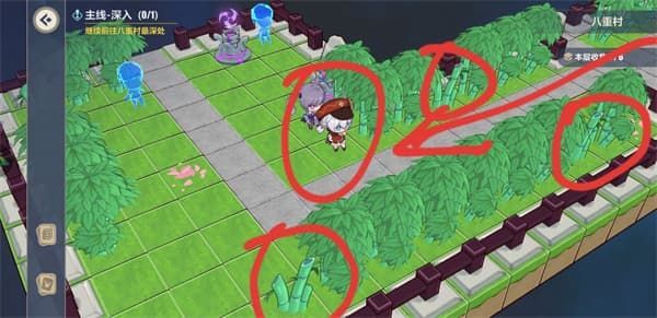 崩坏3异世行记八重村怎么过？八重村主线支线任务及宝箱树莓收集攻略[多图]图片31