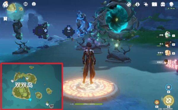 原神双双岛魔环元素靶盘怎么解谜？双双岛海滩魔环解谜攻略[多图]图片1