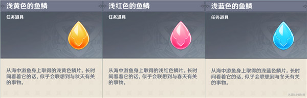 原神三色鱼鳞怎么获取?三色鱼鳞获取方法图片1
