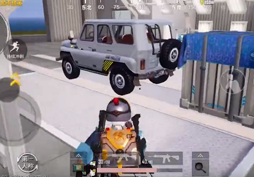 和平精英矩阵工厂白色吉普车在哪刷新？