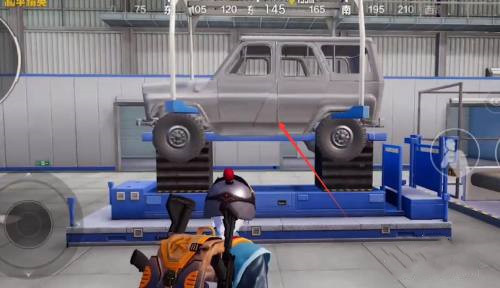 和平精英白色吉普车在哪里刷新?矩阵工厂白色吉普车制作方法图片6