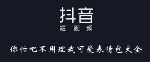抖音你忙吧不用理我可爱表情包分享