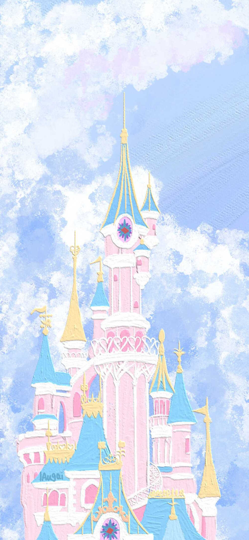 抖音迪士尼城堡背景图分享